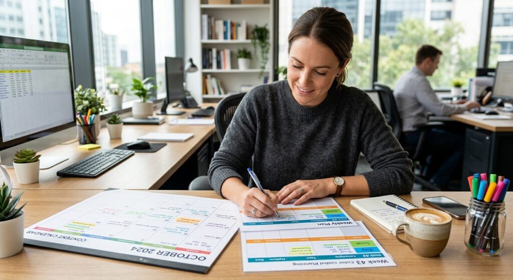 Indholdskalender: Planlægning, struktur og implementering