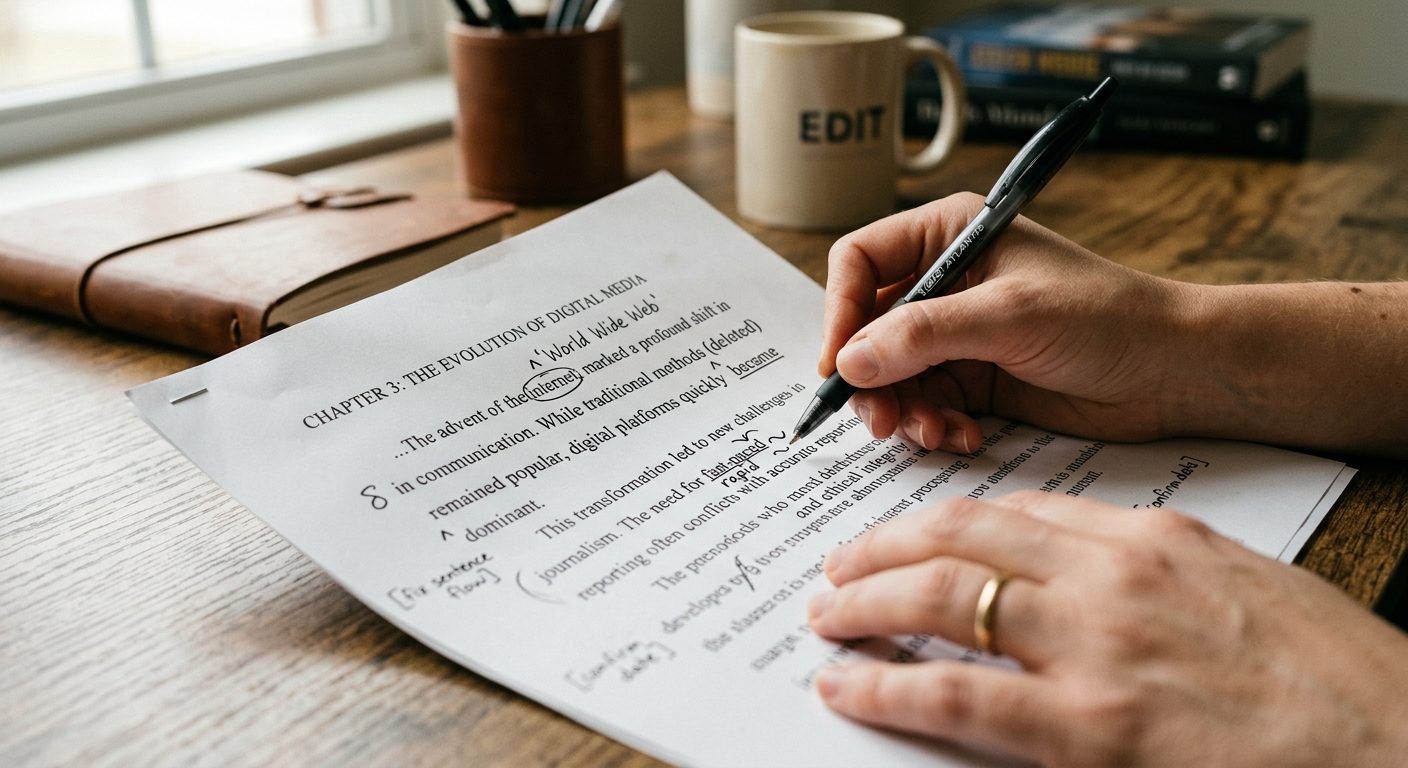 Redigering og gennemsyn: Fra kladde til poleret tekst